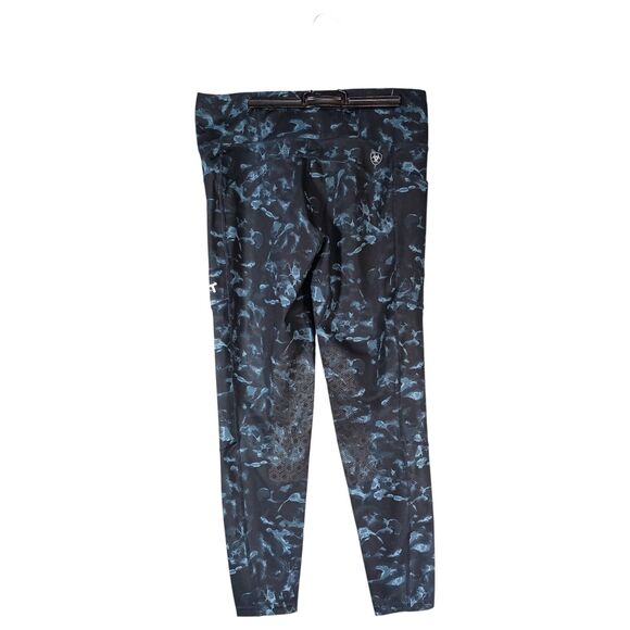 Ariat Tek Leggings Eos Knee Patch Blue Camo Womens Large - Picture 2 of 7